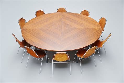 Large round conference table Florence Knoll International 1960 ...