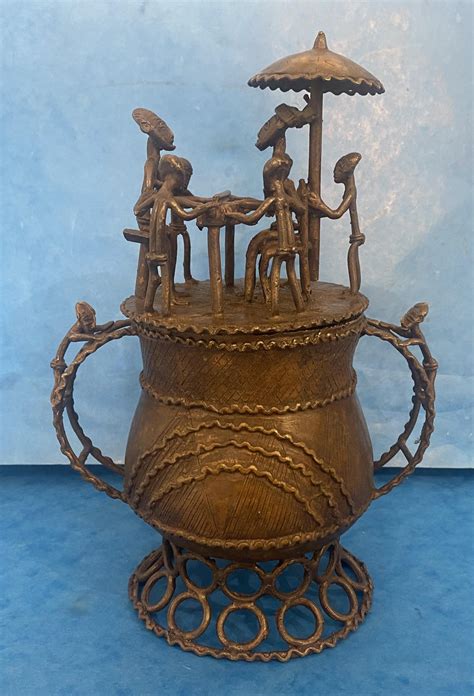 Bronze African Tribal Ashanti Kuduo Bronze Container - 60000093 / LA415582 | LoveAntiques.com