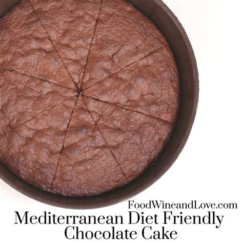 Mediterranean Diet Friendly Chocolate Cake. This recipe is healthier than any other chocolate ...