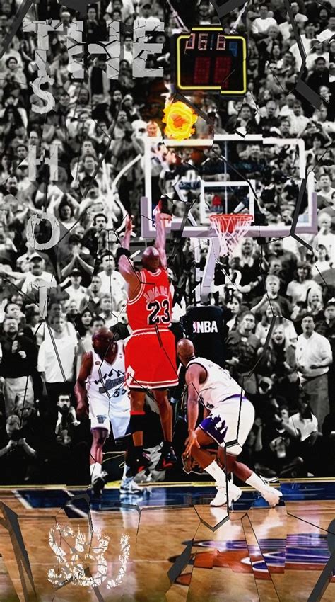 MICHAEL JORDAN LAST SHOT WALLPAPER | Michael jordan art, Jordan logo ...