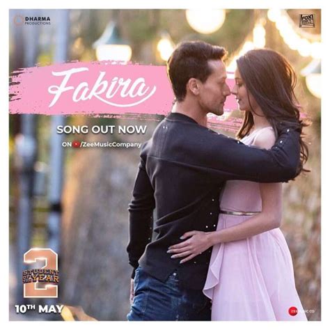 Student of the Year 2 New Song Fakira: Tiger Shroff, Ananya Panday write their love story all ...