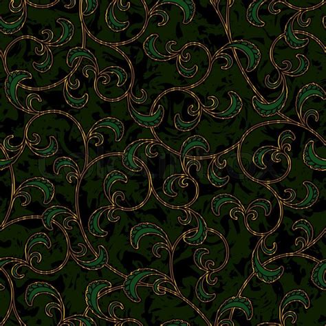 Dark Green Wallpaper Pattern