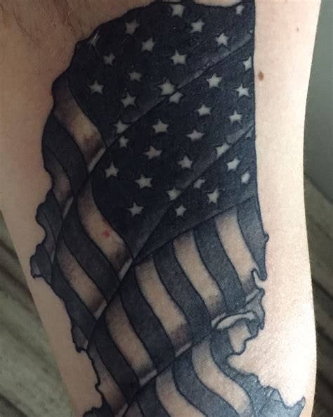 Tattoo uploaded by QVNM • Usa flag in usa outlines done in LA unbreakable tattoo. • Tattoodo