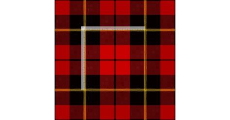 Wallace Tartan Print Fabric | Zazzle