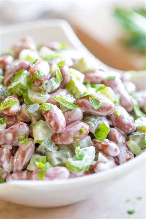 Old Fashioned Kidney Bean Salad | A Beloved Classic Reborn!