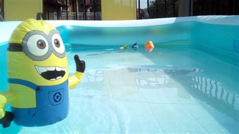 Minion in the Pool - YouTube