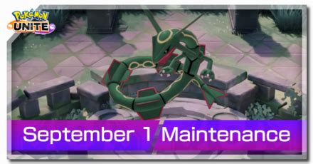 September 1 Maintenance Start and End Time | Pokemon UNITE｜Game8