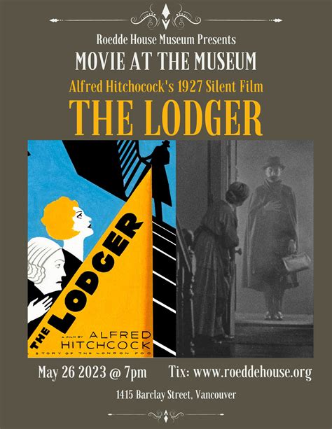 Movie at the Museum - The Lodger: A Story of the London Fog - ROEDDE ...