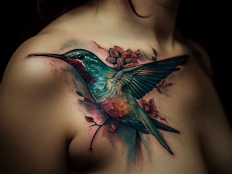 Aggregate more than 79 fine line hummingbird tattoo latest - in.cdgdbentre