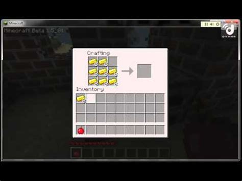 MineCraft - Golden Apple [Crafting Tutorial] - YouTube