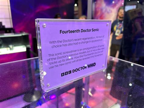 Photos: "Doctor Who" Costumes and New Sonic Screwdriver on Display at San Diego Comic-Con 2023 ...