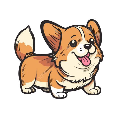 Cute Fluffy Dog, Vector, Cute Puppy Dog Vector, Cute Doggy Vector PNG ...