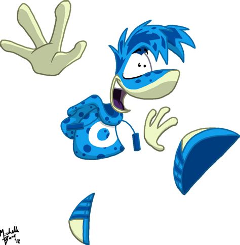 Blue Rayman by ToonSkribblez on DeviantArt