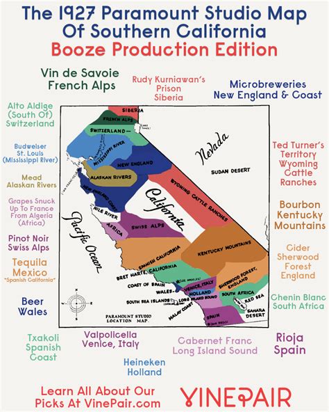 Booze Production Edition: The 1927 Paramount Map Of Southern California