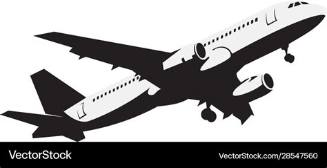 Airplane Royalty Free Vector Image - VectorStock