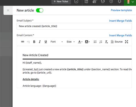 Email Notification Template Examples