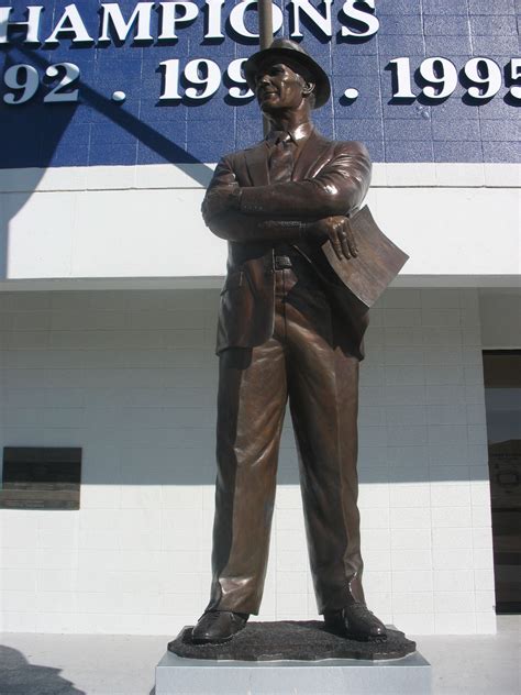 Tom Landry Statue ~ at the old Texas Stadium (Jan. 2008).