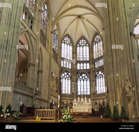 Regensburg cathedral (interior Stock Photo - Alamy