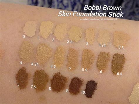 Bobbi Brown Skin Foundation Stick; Review & Swatches of Shades