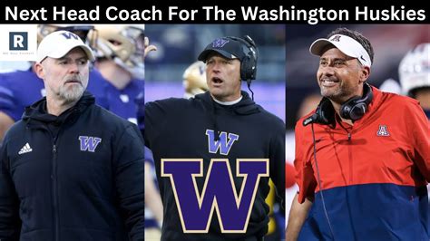 Washington Huskies Football Head Coach Candidates? - YouTube