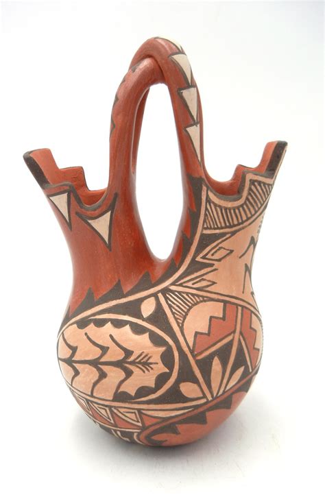 Native American Indian Pottery>Native American Indian Wedding Vases Archives - Palms Trading Company