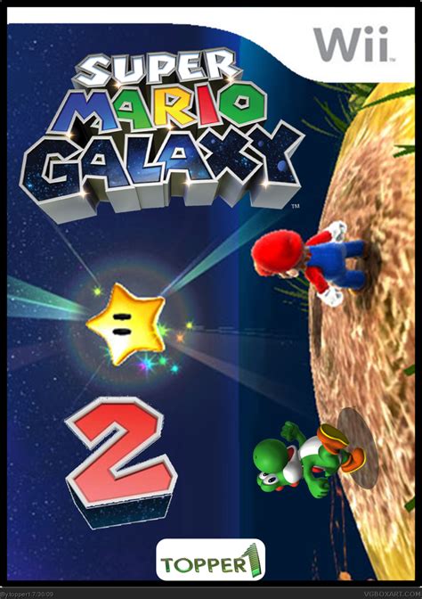 Viewing full size Super Mario Galaxy 2 box cover