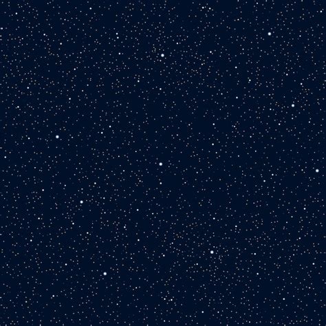 Premium Vector | Realistic dark night starry sky seamless pattern