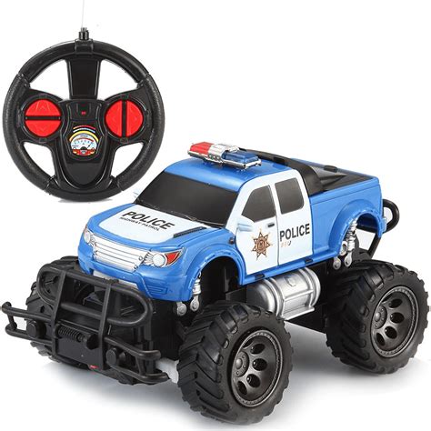 Toy RC Remote Control Police Car Monster Truck Radio Control Kids ...