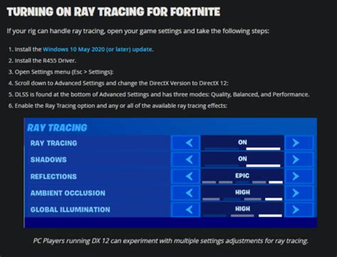 Fortnite: How To Turn On Ray-Tracing! RTX On, Compatible Nvidia Cards ...