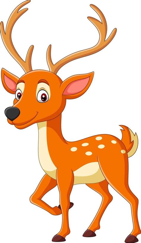 Deer Cartoon Vector Art, Icons, and Graphics for Free Download