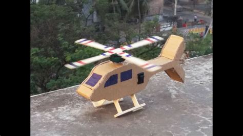 How to Make a Helicopter using Cardboard Full Tutorial | Cardboard art ...