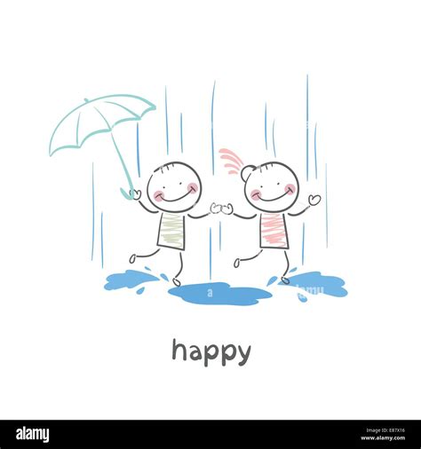 Puddle jumping Stock Vector Images - Alamy