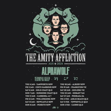 Event The Amity Affliction - 18/01/2024 - Albury - Beer DeLuxe Albury ...