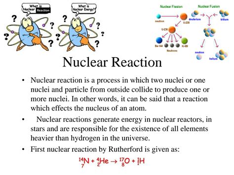 SOLUTION: transmutation and types of nuclear reactions detailed notes ...