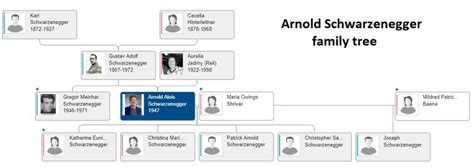 Arnold Schwarzenegger Family Tree