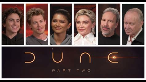 Dune Part 2 interviews - Timothée Chalamet, Austin Butler, Zendaya ...