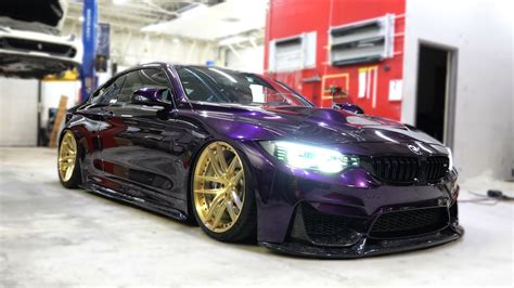 Metallic Midnight Purple Car Wrap / Midnight Purple High Gloss ...