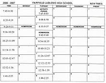 School timetable - Wikipedia