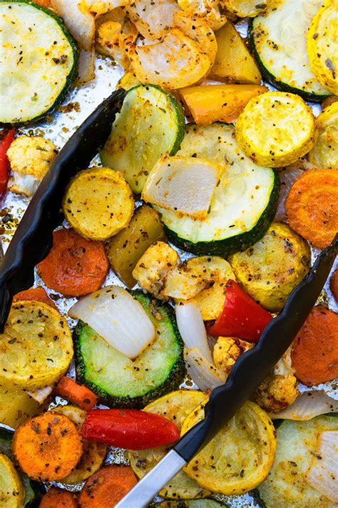 Oven Roasted Vegetables (One Pan) | One Pot Recipes