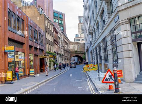 London office building skyscraper, Street view Stock Photo - Alamy