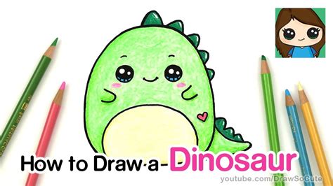 Easy Cute Dinosaur Drawings