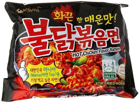 Samyang instant noodles hot chicken flavour ramen 140 gram ...