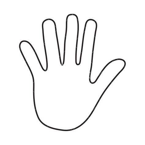 Hand Outline Drawing Png Please Use And Share These Clipart Pictures ...