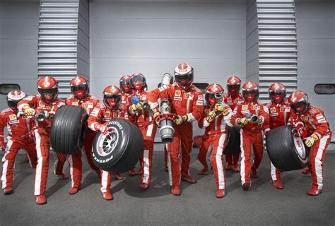 Photographer NEIL BRIDGE - Ferrari F1 Pit Crew for The Official Ferrari...