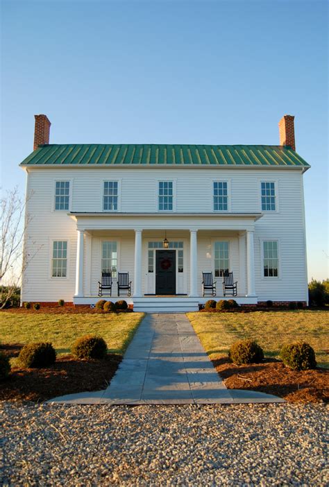 Greek Revival Farm House - Farmhouse - Exterior - Other - by Custom Structures Inc | Houzz