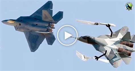 Lockheed Martin F-22 Raptor VS Sukhoi Su-57 - Fighter jets world