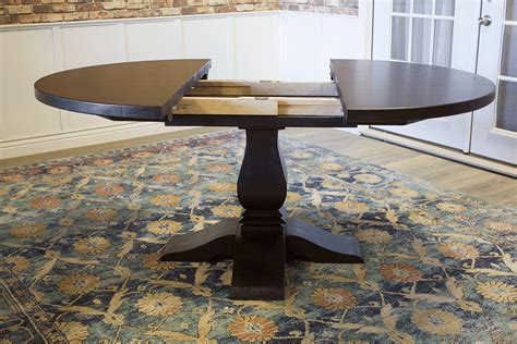 Expandable Round Heirloom Pedestal Table | Pedestal table, Expandable ...