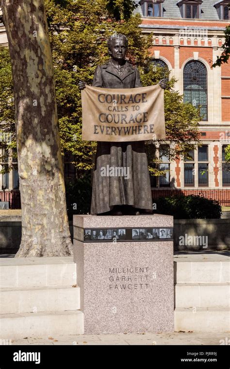 Millicent fawcett statue hi-res stock photography and images - Alamy