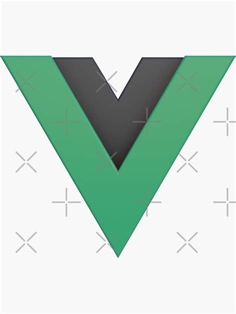 "Vue 3D Logo" Sticker for Sale by MattKC | Redbubble