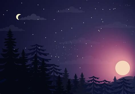 Download Beautiful Vector Landscape Illustration for free | Desktop ...